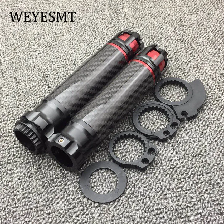 Универсальные мотоциклетные Углеродные ручки 7/8 '✢ мм алюминиевая ручка