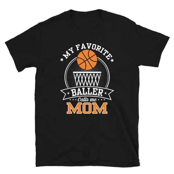 

Womens Favorite Baller Calls Me Mom Basketball Mother's Day T-Shirt
