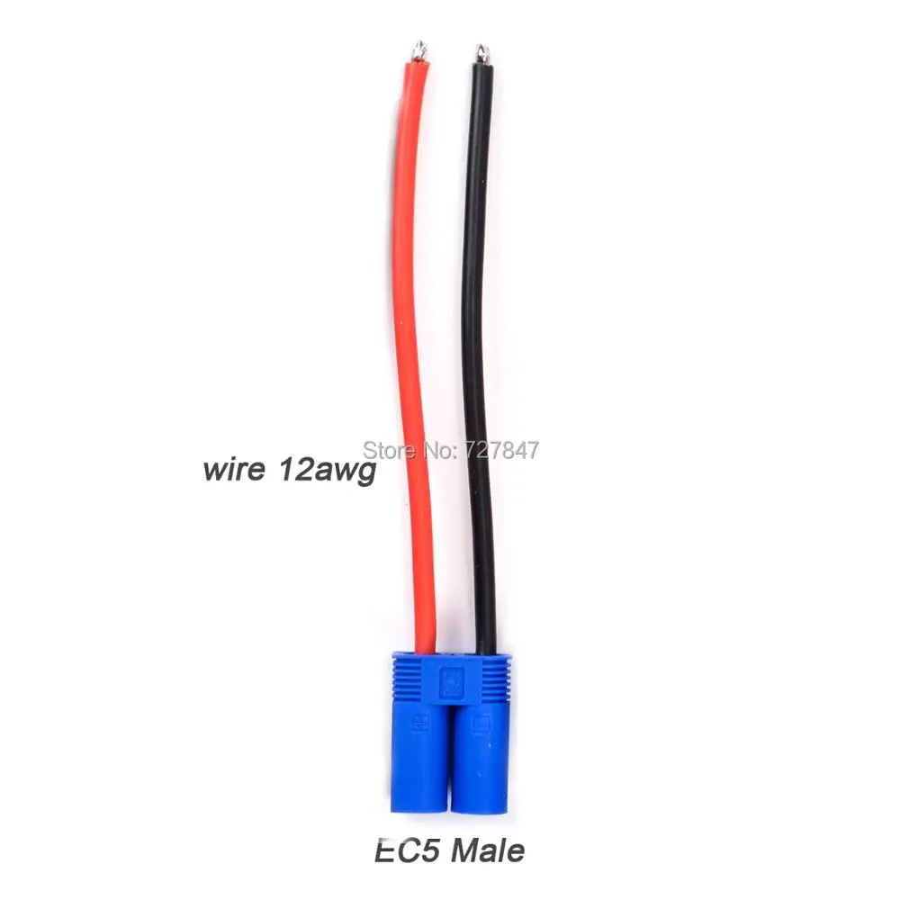 XT90 XT60 XT30 EC5 EC3 EC2 T разъем Штекерный/гнездовой силиконовый провод 12/14/16awg RC кабель