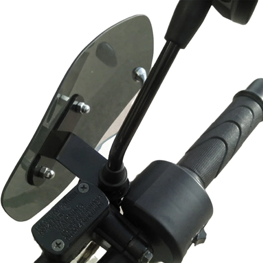 

Windscreen Motorcycle accessory Windshield Extension Deflector For Axle Ural Motorcycle Parts Ninja 250Sl Kawasaki Suzuki Drz400