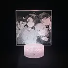 Светодиодный ночник RGB Цветной 3D лампа с рисунком аниме ночник чудо-яйцо приоритет для домашнего декора подростковый мультяшный подарок для фанатов