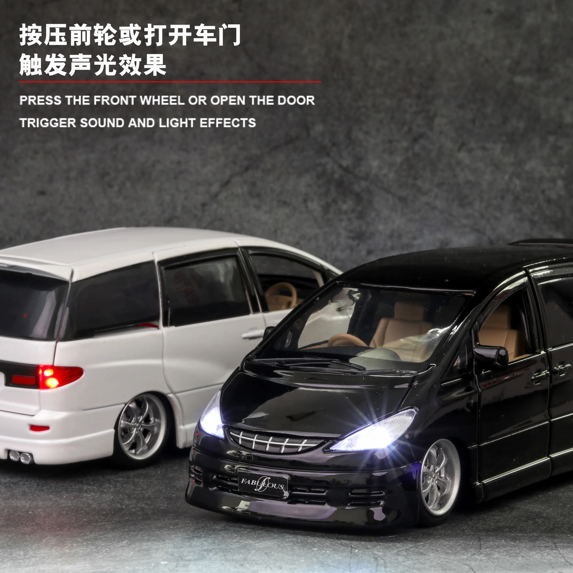 Новинка 1:32 TOYOTA ESTIMA модель автомобиля из сплава Литые и игрушечные автомобили