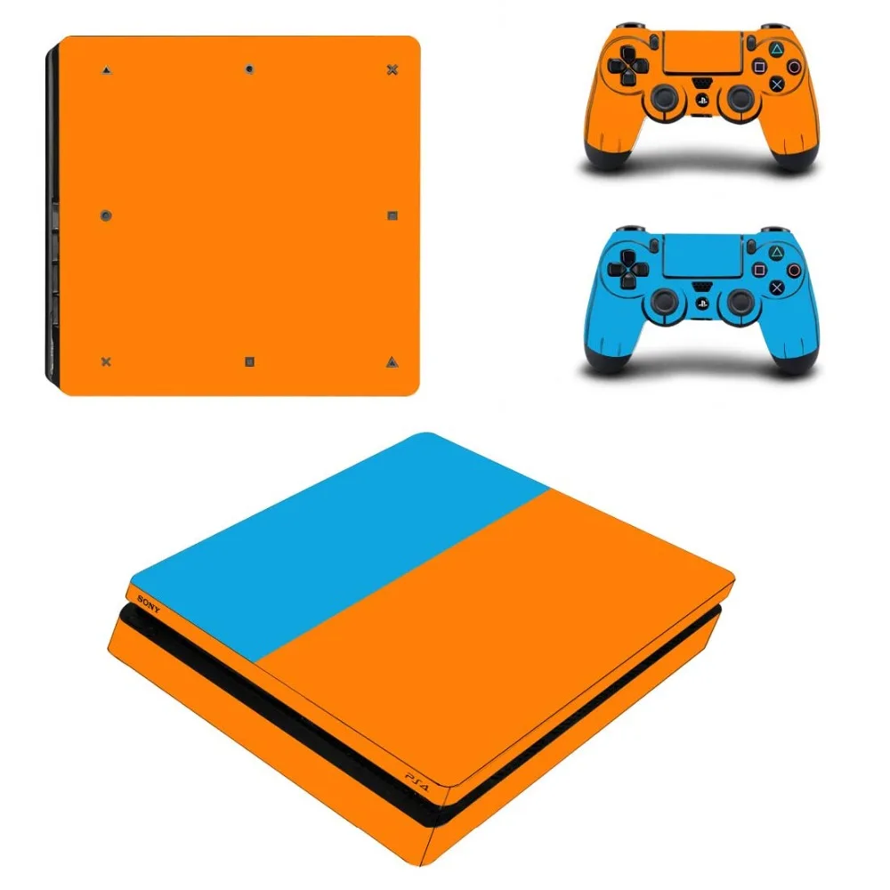 Синяя Ограниченная серия PS4 тонкая кожа Наклейка для playstation 4 консоли и контроллера PS4 Slim Skins