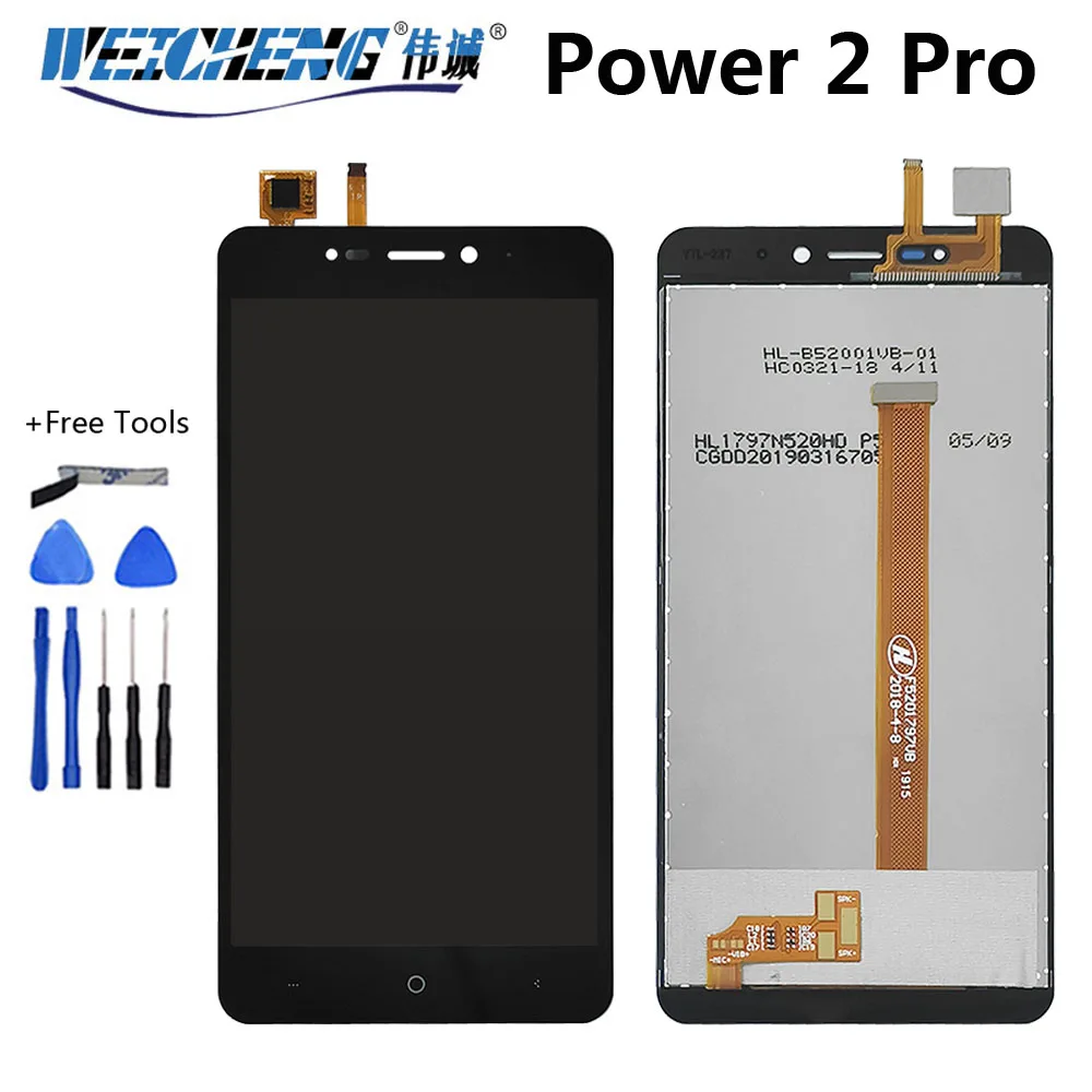 5 2 'для LEAGOO Power Pro ЖК дисплей и кодирующий преобразователь сенсорного экрана в