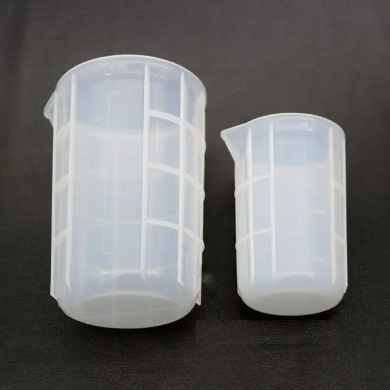 

3Pcs 100ml 350ml 750ml Flexible Silicone Measuring Cup Resin Jewelry Tools Kit
