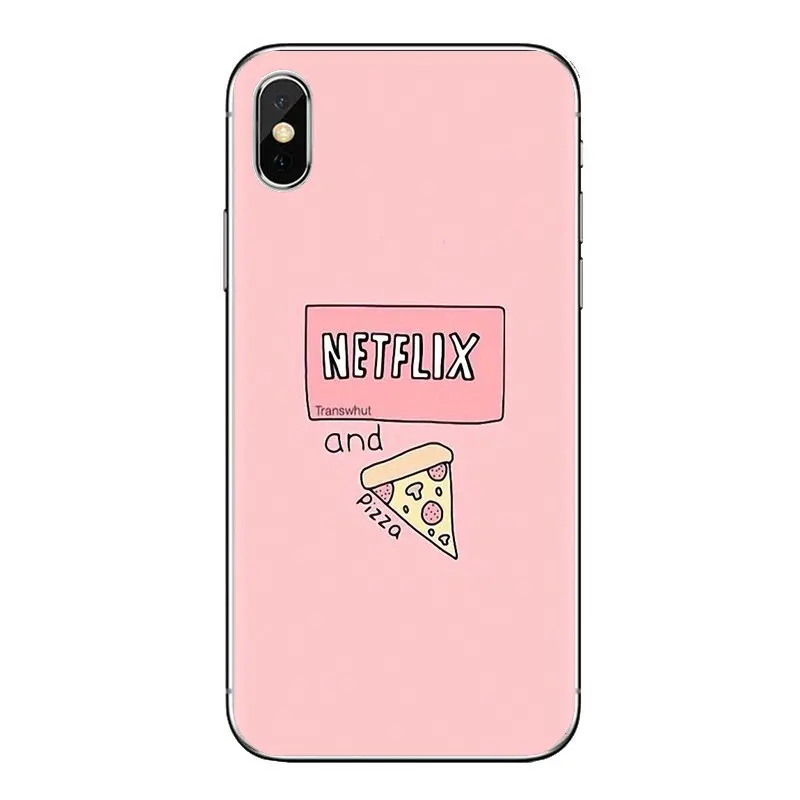 pink pizza Pattern Collage Mobile Phone Case For Huawei Honor 7X V10 6C V9 6A Play 9 Mate 10 Pro Y7 Y5 P8 P10 Lite Plus GR5 2017 |