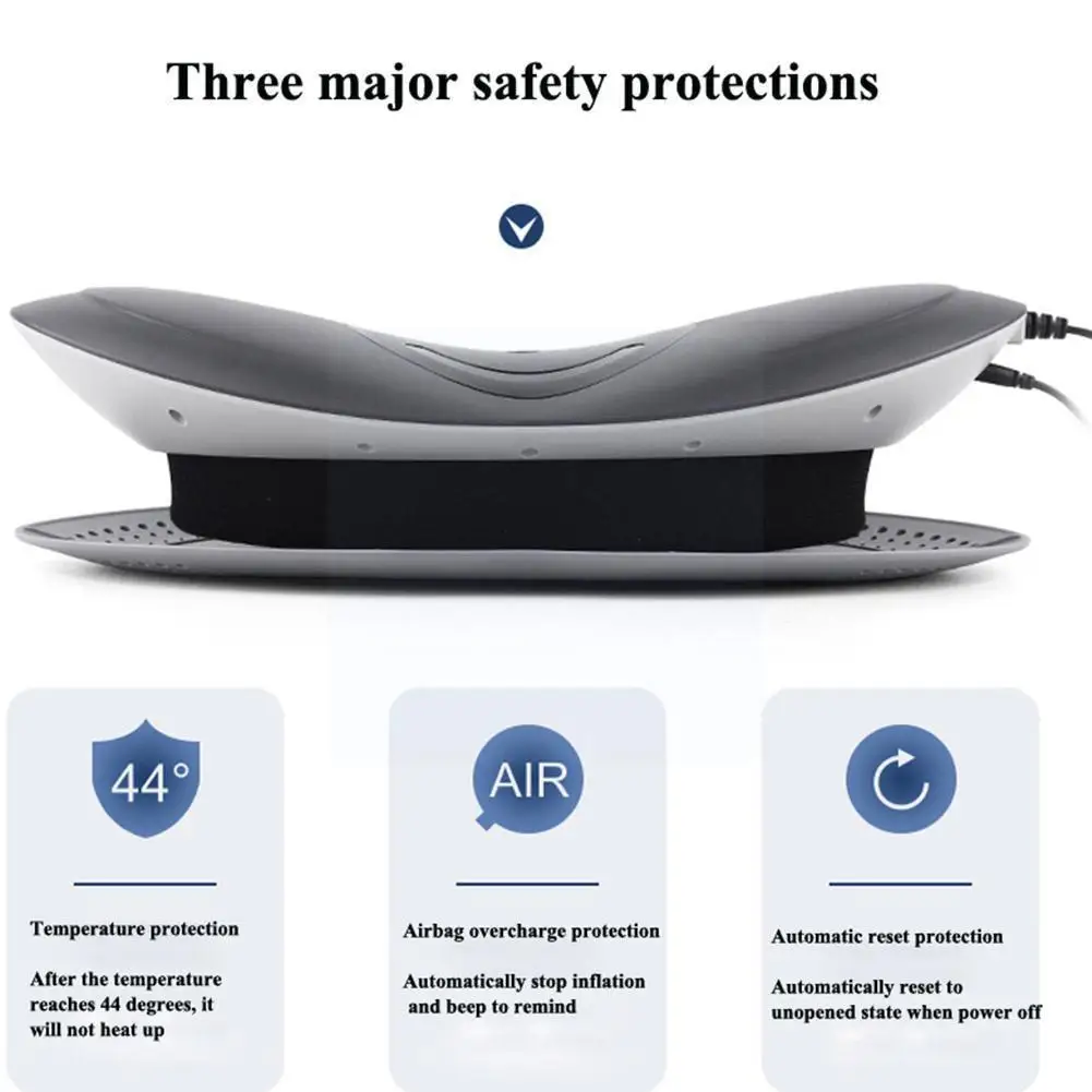 

Lumbar Spine Massager Tool For Neck Back Hot Compress Vibration Multifunctional Inflatable Air Pressure Waist Massage N8x8