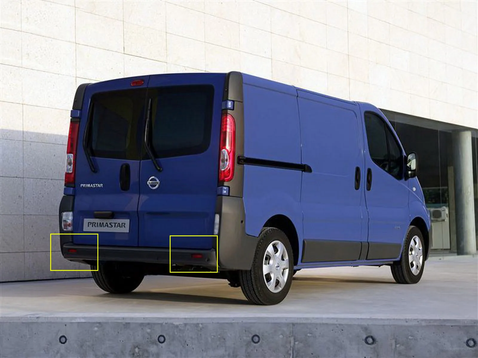 ANGRONG 2x светодиодный задний бампер отражатель стоп светильник для Nissan Primastar 2001 up