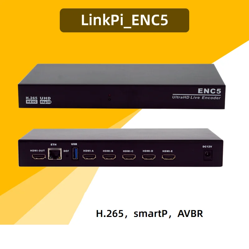 LUSYA 5 ways 4K HDMI кодировщик вход 3531D HD 4K30 HEVC h265 прямая трансляция T0058|Комплекты умного