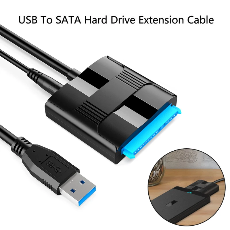 new usb 3 0 to sata 3 5 2 5 cable sata to usb adapter convert cables support 2 53 5 inch external wd ssd hdd adapter hard drive free global shipping