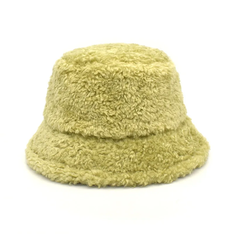 Женская шапка однотонная теплая из искусственного меха зимняя Панама для женщин