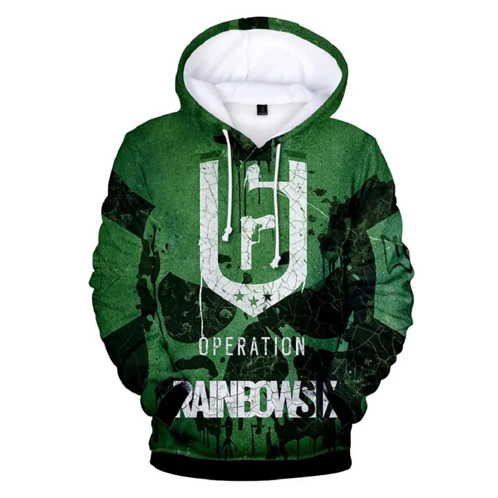 2020 Fashion Brand Men's Rainbow Six Siege Cosplay Game Hoodie Sweatshirt Tom Clancy's Clothing Jacket | Мужская одежда