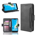 Для Kyocera Android One S6 Чехол 5,84 дюймов Многофункциональный слот для карт Кожаный чехол-книжка с откидной крышкой для Android One S6 Чехол