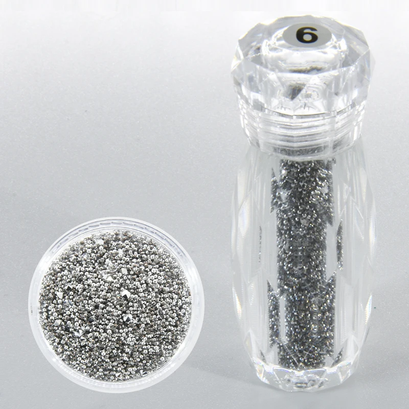 1 бутылка 3D Стразы для ногтей икра бусины Подвески Камни Кристаллы бижутерия