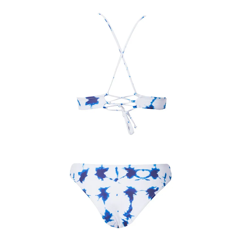 Бикини для женщин большие размеры бикини такини высокая талия RuffleSwimwear Swimuit