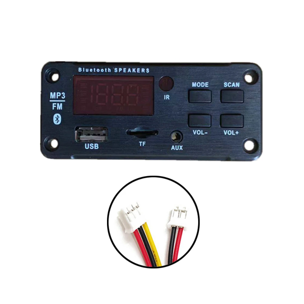 Автомобильный USB Bluetooth Hands-free MP3-плеер встроенный MP3 декодер плата модуль с дистанционным управлением USB FM магнитола с AUX для автомобиля