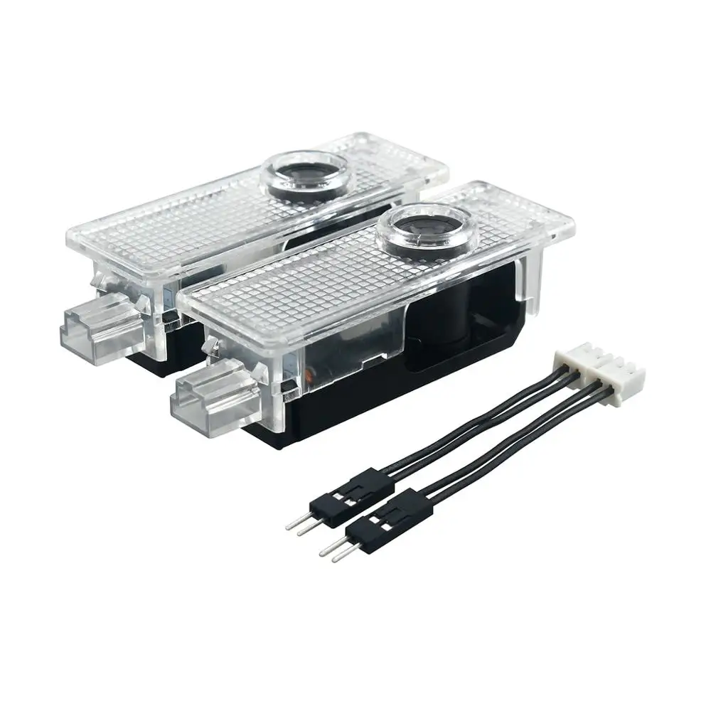 2 шт. светодиодный Автомобильный Дверной светильник для Mini Cooper One S R55 R57 R58 R59 R60 Clubman