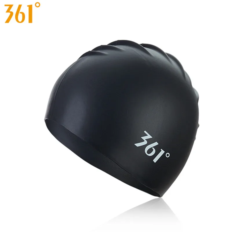 

361 Women Men Swim Cap Silicone Long Hair Ear Protection Sports Waterproof Swimming Caps Kid's Pool Hat Children Swim Caps