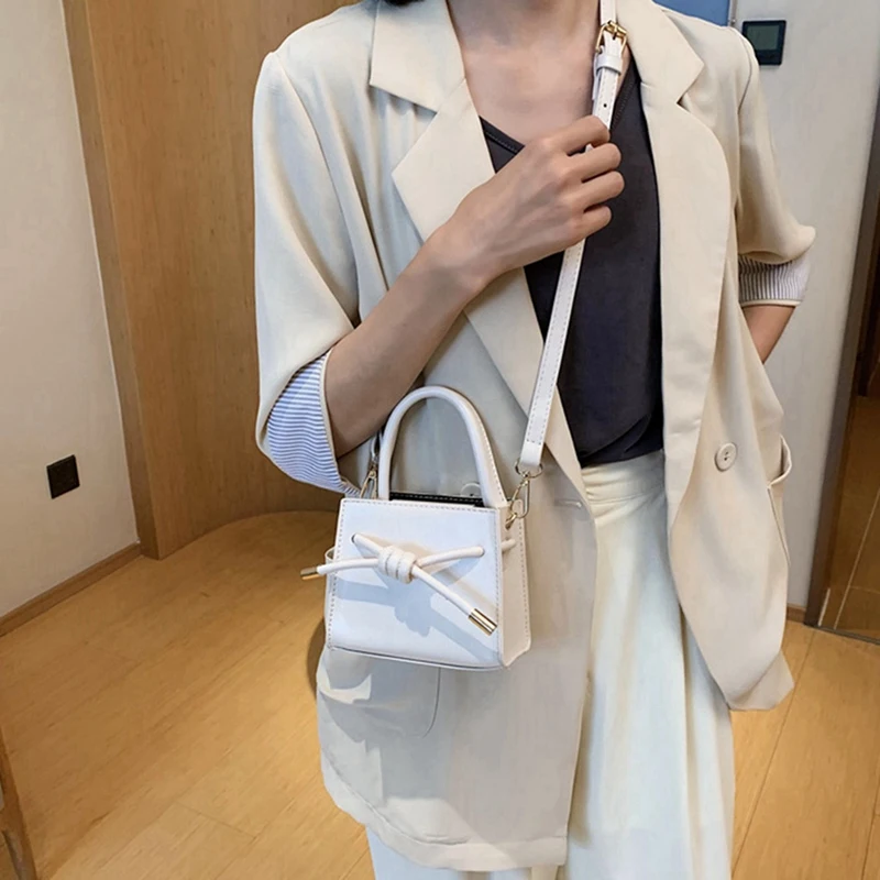 

Pure Color Mini Ladies Small Bag Fashion Bag Simple Handbag Shoulder Bag Lipstick Bag