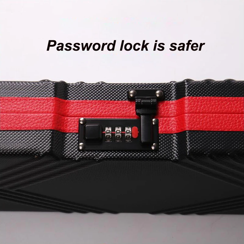 

O'MIN New Arrival Billiard Stick Cue Case Chinese Black Eight 3/4 Rod Box and Straight Rod Box Snooker Cipher Box Case