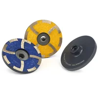 4 inch 3pcs/set resin filled diamond grinding cup wheels grinding Iron backer for grinding stone,concrete and tiles