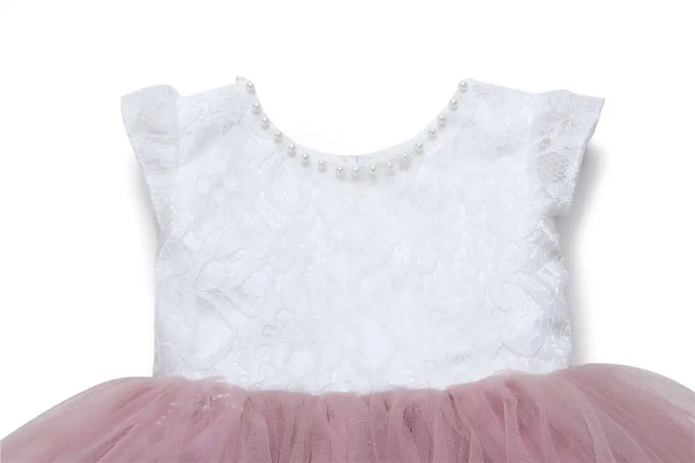 Детское кружевное платье с коротким рукавом на возраст 1 год|Платья| |