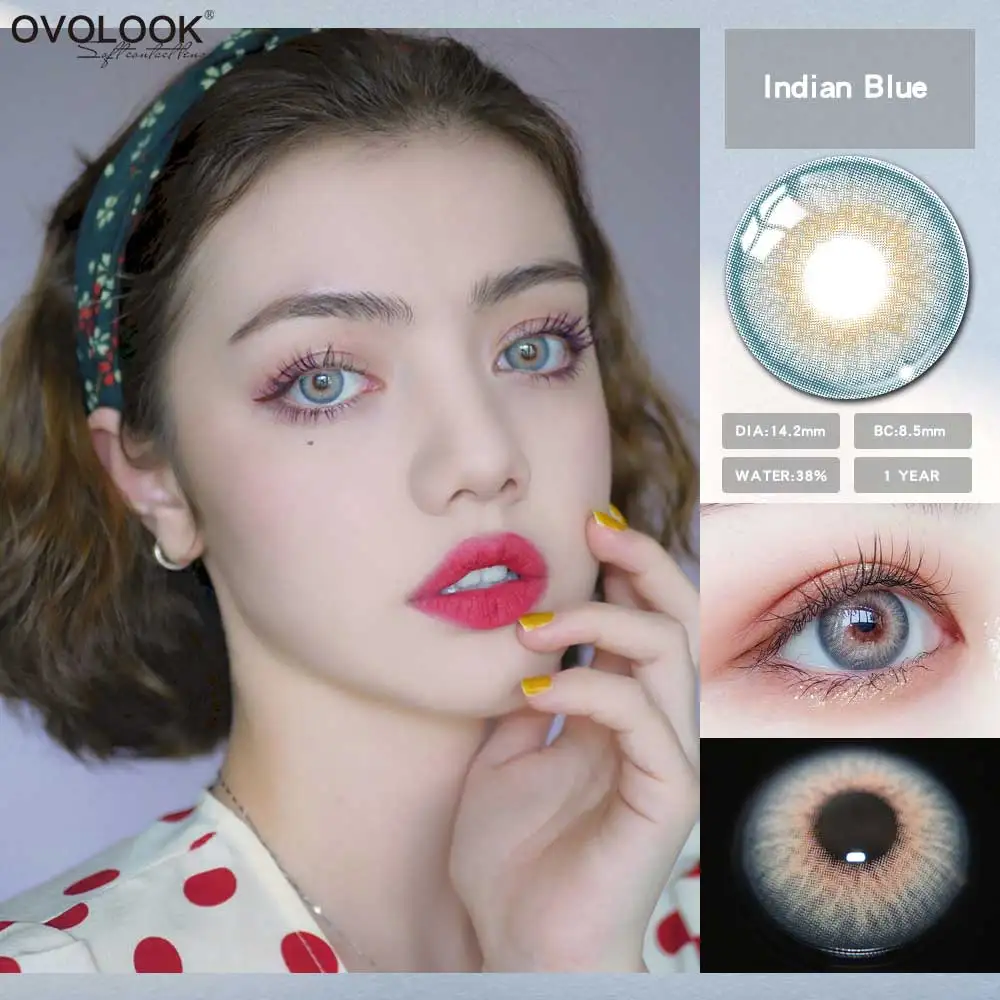 

Фотохромные линзы, цветные линзы ed для глаз, 5 тонов, фотохромные линзы, цветные контакты для повседневного использования