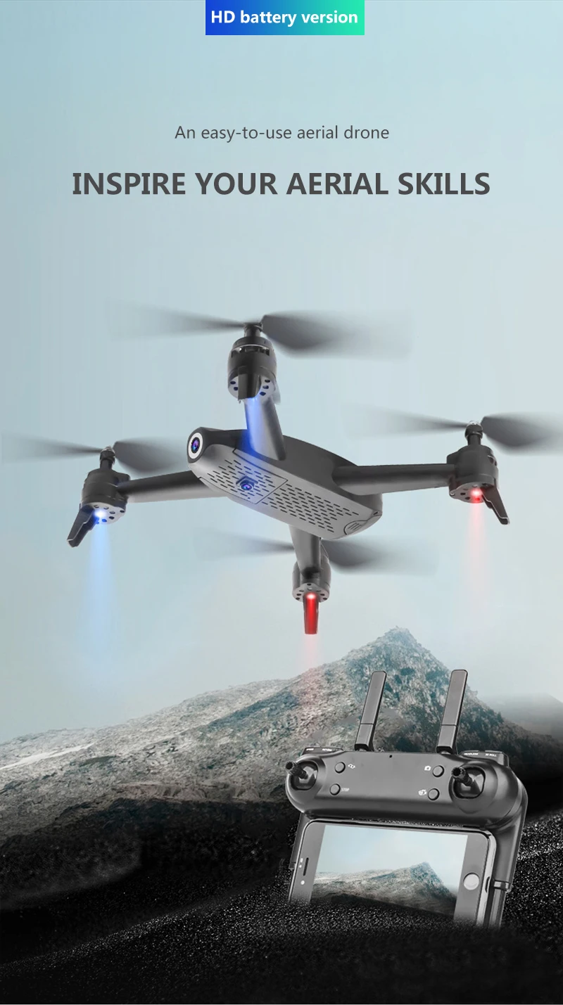 Дрон 4k S165 оптический поток позиционирования роль следования RC вертолет Дрон HD 1080P Квадрокоптер Дрон с камерой Дрон 4k квадрокоптер с камерой квадракоптер квадракоптер с камерой квадрокоптер с камерой профессиона