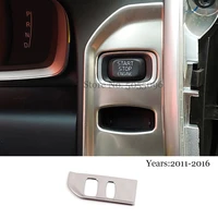 for volvo xc60 2011 2016 auto accessories stainless steel key start system ignition igniter ring cover trim sticker car styling