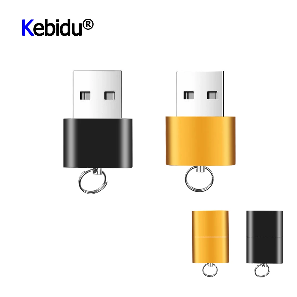 

USB-адаптер, мини-устройство для чтения карт памяти, высокоскоростной интерфейс USB для карт памяти SD TF T-Flash, адаптер для ПК