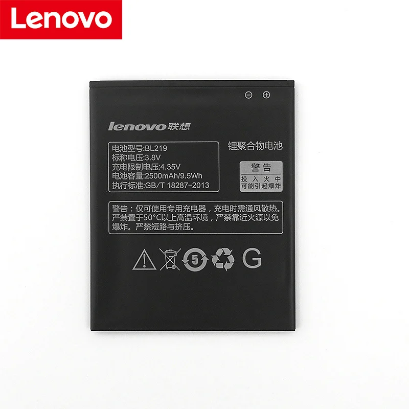 Lenovo 2500mA BL219 Батарея для lenovo A768T A850+ A880 A889 A890E A916 S810T S856 мобильного телефона+ номер для отслеживания