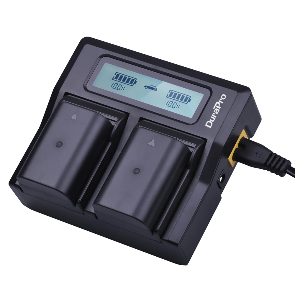 

DMW-BLF19 DMW-BLF19E DMW-BLF19PP Rechargeable Battery+ Fast LCD Dual Charger for Panasonic Lumix GH3 GH4 GH5 G9