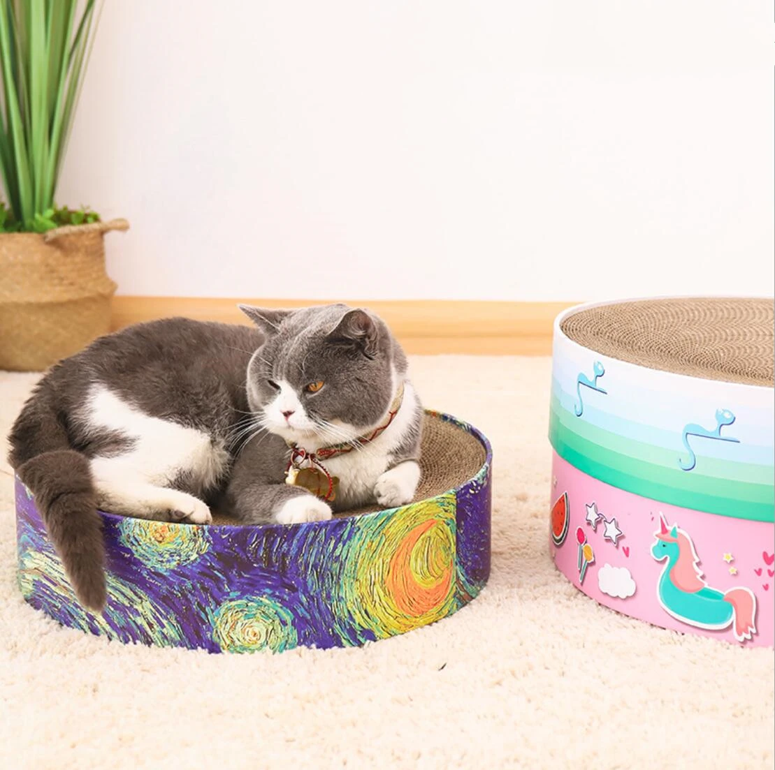 Интерактивная Когтеточка для кошек и животных подъемная поклевки игрушка