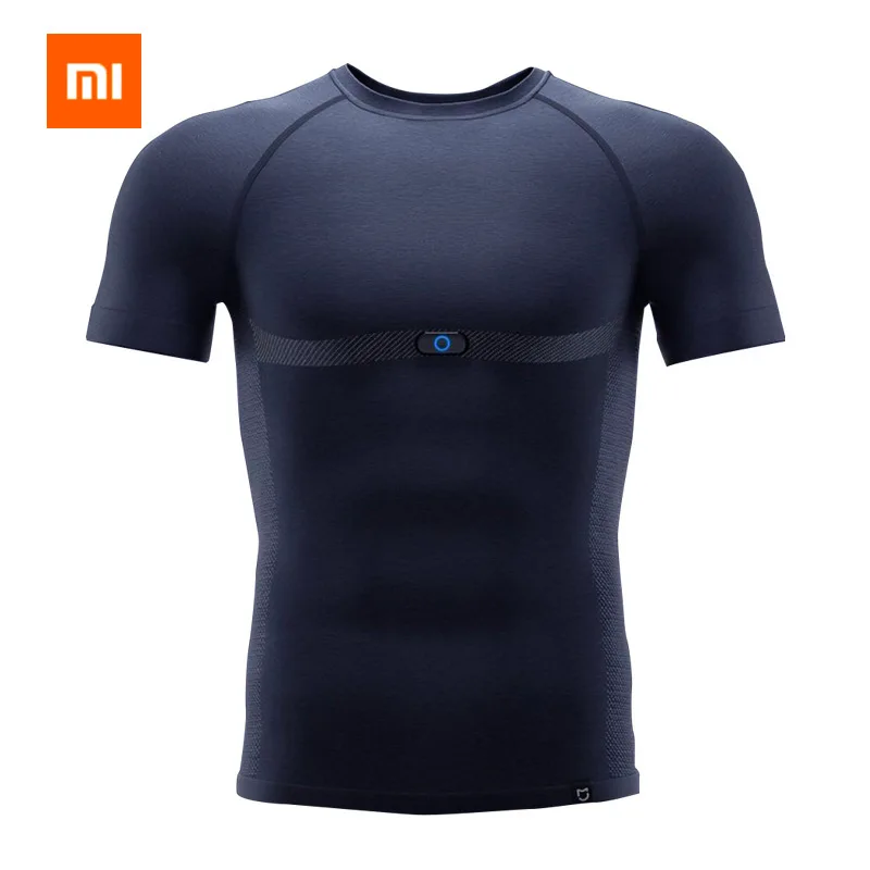 Новейшая Спортивная футболка Xiaomi Mijia Smart ADI ECG чип мониторинг сердечного ритма