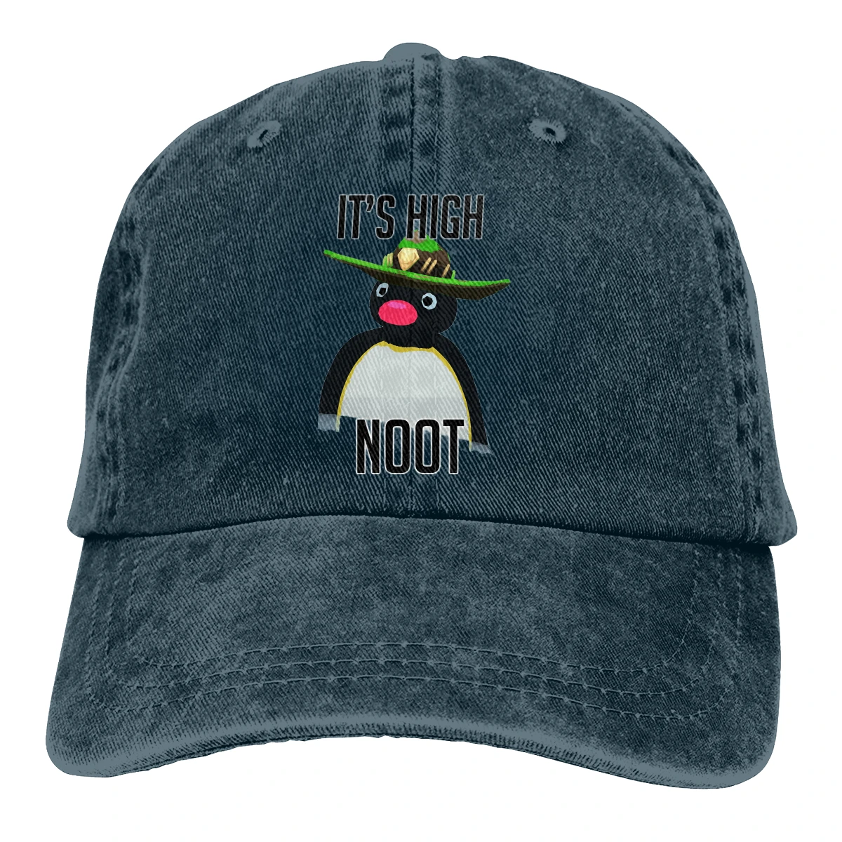 

Pure Color Dad Hats High Noot Women's Hat Sun Visor Baseball Caps Pingu Pinga Penguin TV Peaked Cap