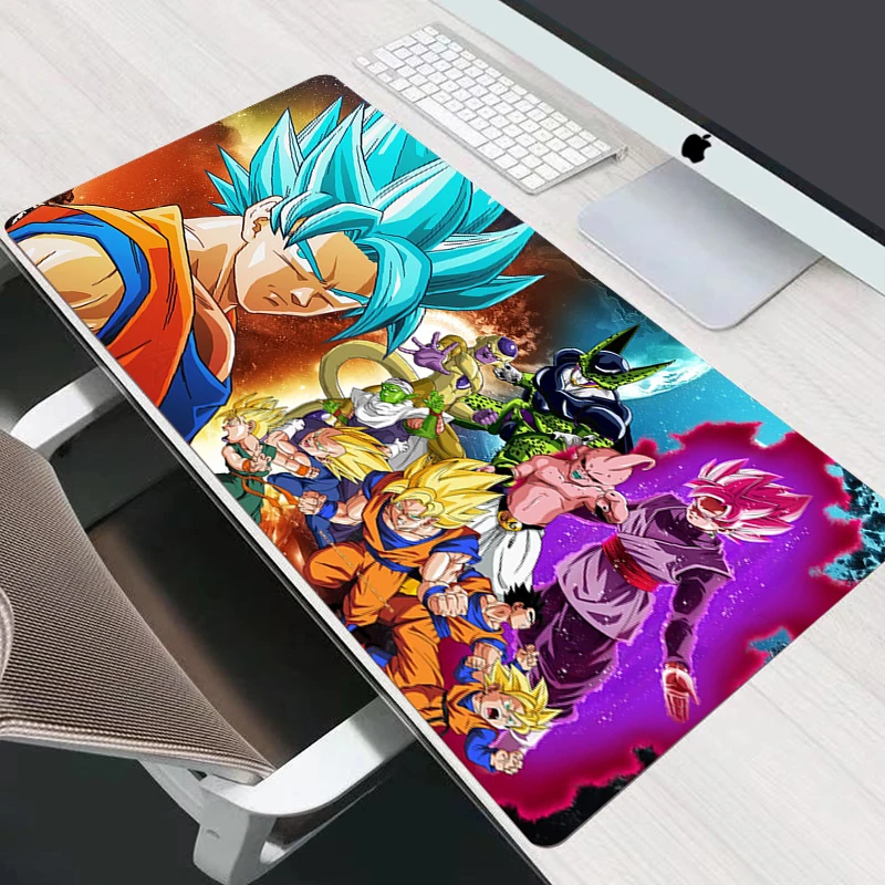 Супер Коврик для мыши DBZ 900x400 мм коврик компьютерной Goku игровой Locrkand большие