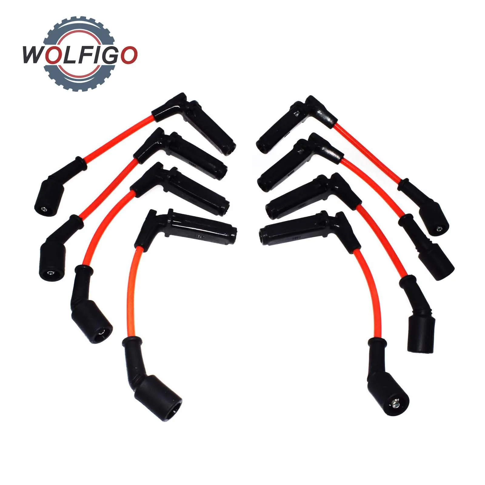 WOLFIGO 8 шт. свечей зажигания провода для Chevrolet SSR Tahoe GMC Yukon Saab Buick Cadillac Pontiac Hummer 748RR 671