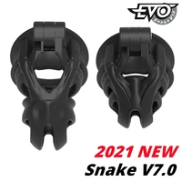 chaste bird 2021 new snake v7 0 3d evo cage mamba male chastity device double arc cuff penis ring cobra cock belt adult sex toys