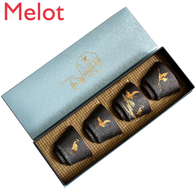 

Ceramic Tea Cup Kiln Variant Cup Master Cup Single Cup Small Tea Cup Gift Boxed Home Kung Set Hand Salute Gifts From Elders