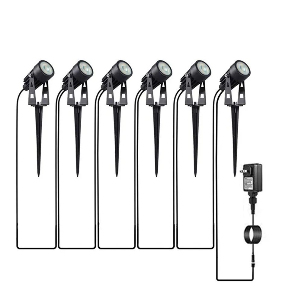 

Lawn Light 12w 360 Degree Adjustable LED RGB App Bluetooth Control Waterproof Spot Light For Outdoor Garden Path Walkway