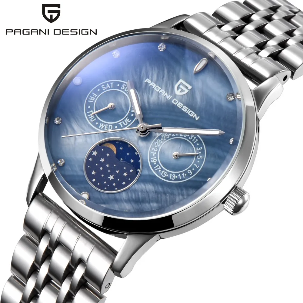 2019 PAGANI DESIGN брендовые модные женские кварцевые часы Reloj Mujer Для женщин