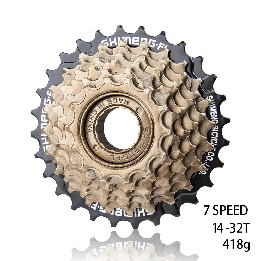 

Bike Bicycle 6/7/8/9 Speed 14-28T/13-32T Rotary Freewheel Screw On For Shimano Derailleurs Cycling Cassette Flywheel Accessories