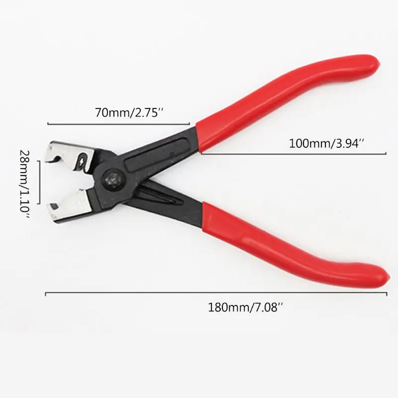 

203F Durable Dust Cover Tube Bundle Pliers Axle Collar Hose Clip Clamp Pliers Water Pipe CV Boot Collets Calliper Car Repair