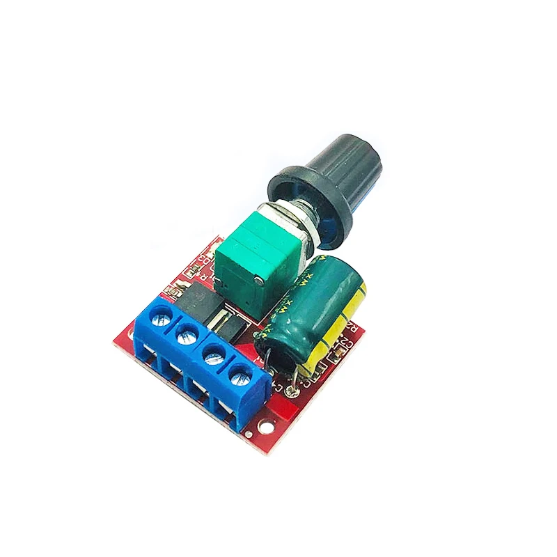 Mini 5A 90W PWM 12V DC Motor Speed Controller Module DC-DC 4.5V-35V Adjustable Regulator Control Governor Switch 24V | Электронные