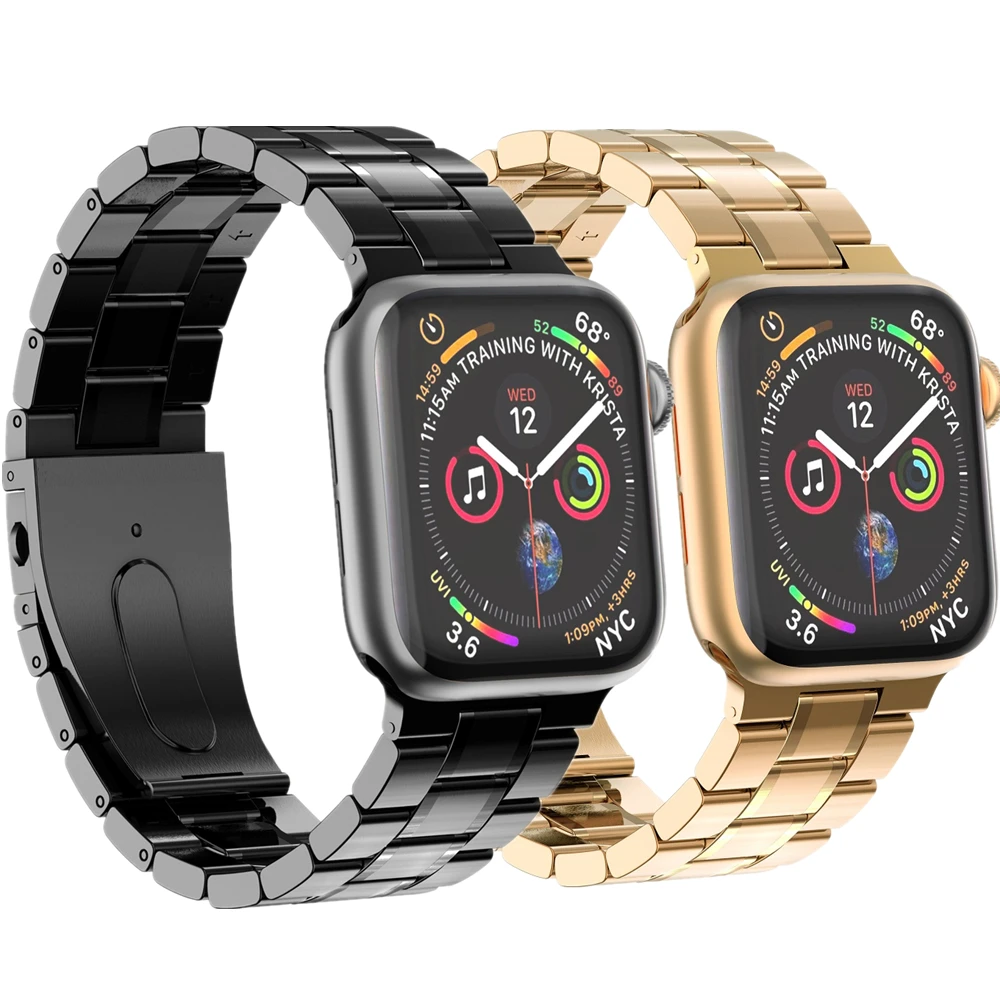 

Ремешок из нержавеющей стали для Apple Watch 5 Band 44 мм 40 мм Series 4 3 38 мм 42 мм