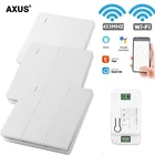 Умный настенный выключатель AXUS, с 123 клавишами, Wi-Fi, 433 МГц