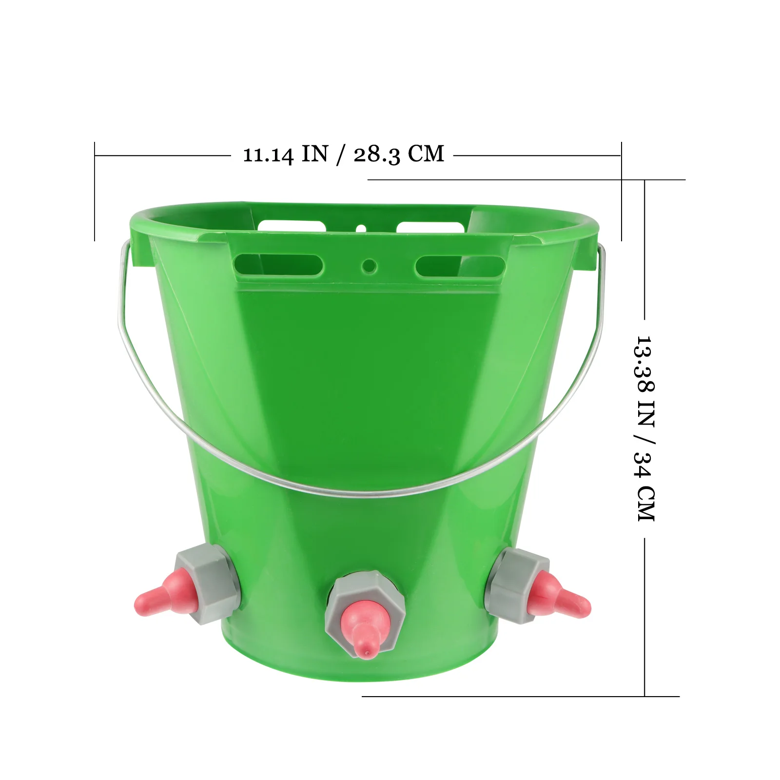 

8L Goats Sheep Cow Calves Farm Milk Feeding Bottle Teats Mouth Bucket Calf Bull Milking Feeder Thickened Plastic With Pacifiers
