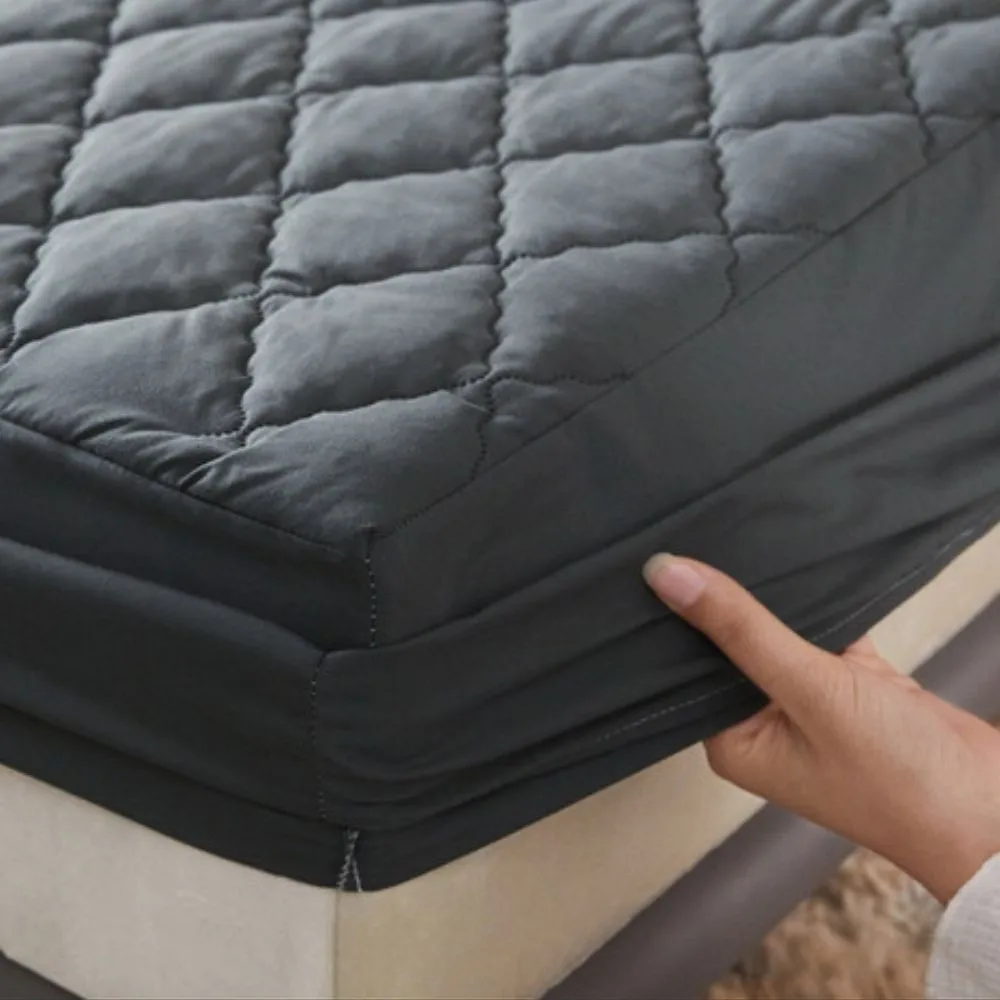 Водонепроницаемый стеганый наматрасник ADOREHOUSE моющийся чехол для кровати