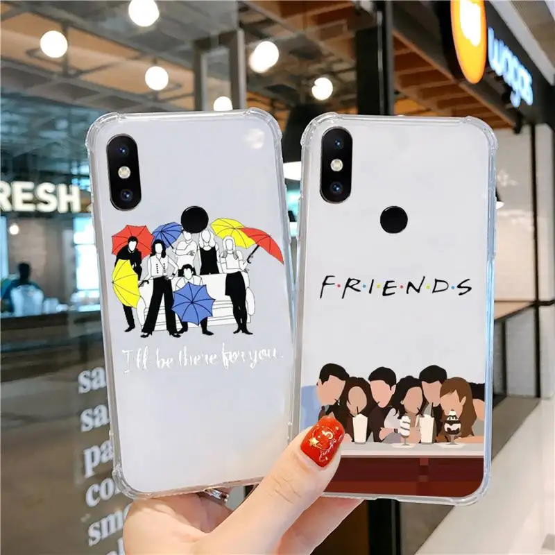 

Friends TV Show Door Phone Case Transparent For Xiaomi CC 9 11 MAX3 Mix3 MIX2 6X 8 5x 10S 11 10 X SE lite Pro