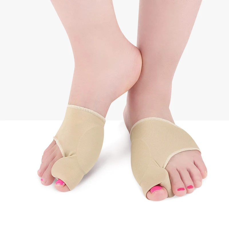 2Pcs Toe Separator Valgus Bunion Corrector Orthotics Feet Bone Thumb Adjuster Correction Pedicure Sock Straightener | Красота и